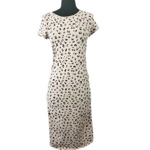 Isabel leopard maternity dress